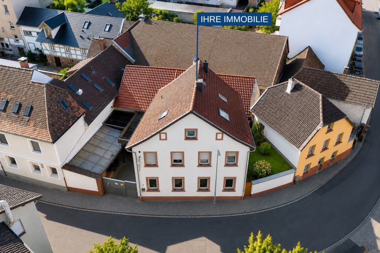 Luftaufnahme 1 Neustadt Haus Wohn- und Geschäftshaus mit vermieteter Wohnung, etablierter Gaststätte und Ausbaupotenzial
