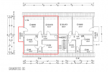 Grundriss WG Nr. 3 DG links Sofort bezugsfreie Dachgeschosswohnung mit Balkon und Stellplatz