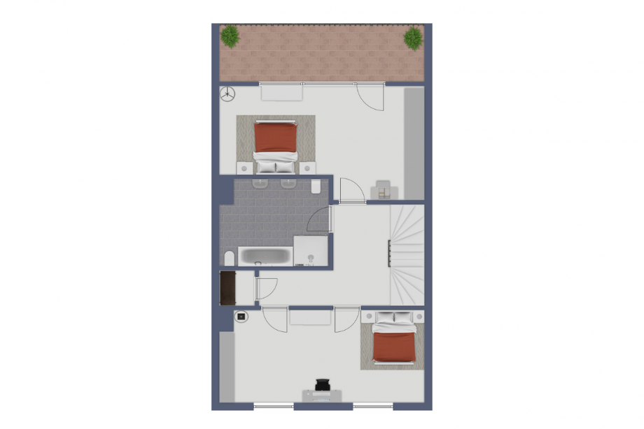Grundriss 1. Obergeschoss Haus Bad Bergzabern
