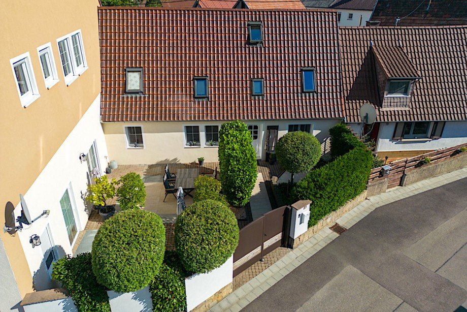 Luftaufnahme2 Doppelhaush�lfte Landau