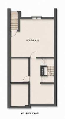 Grundriss KG Charmantes Reihenmittelhaus in begehrter Wohnlage von Neustadt-Hambach
