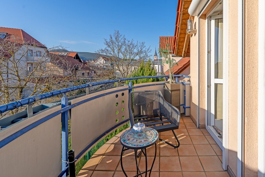Balkon1 Dachgeschosswohnung Maikammer