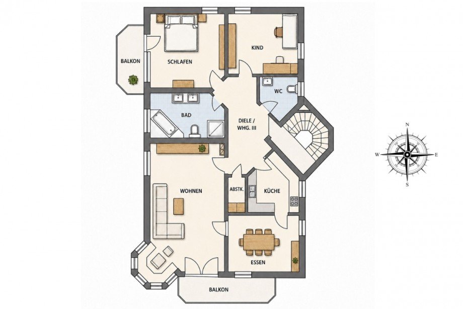 Grundriss EG Maikammer Wohnung Maikammer