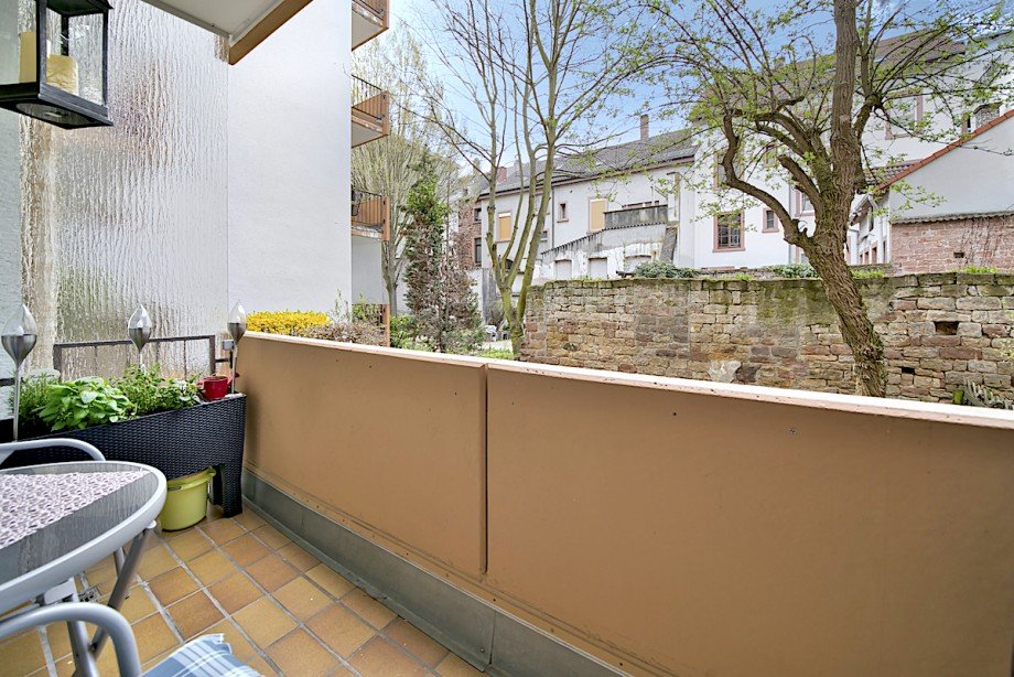 Balkon 1 Erdgeschosswohnung Neustadt