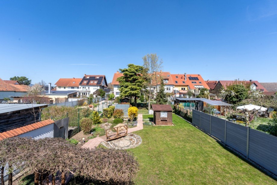 Hinterhaus OG Blick vom Balkon Haus Venningen