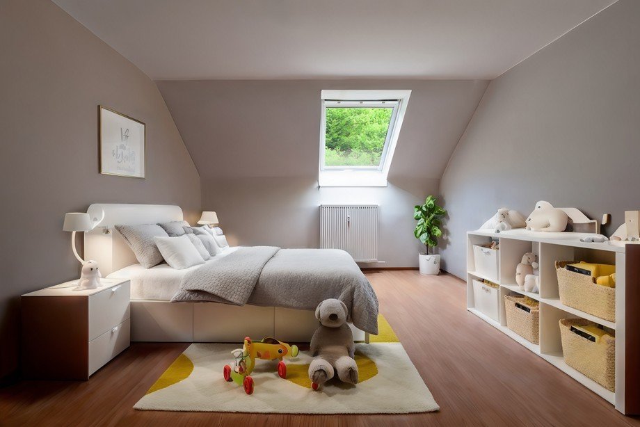 Kinderzimmer Dachgeschosswohnung Neidenfels