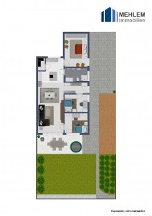 Grundriss ETW Hassloch Moderne Neubauwohnung mit gro�em Garten in attraktiver Wohnlage
