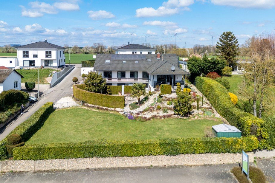 Luftaufname 4 Mehrfamilienhaus W�rth