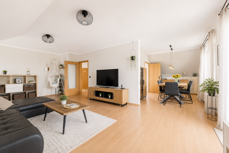 Wohnzimmer 2 DG Maikammer Dachgeschosswohnung Lichtdurchflutete Dachgeschosswohnung mit Südbalkon, Speicher, Garage und Stellplatz