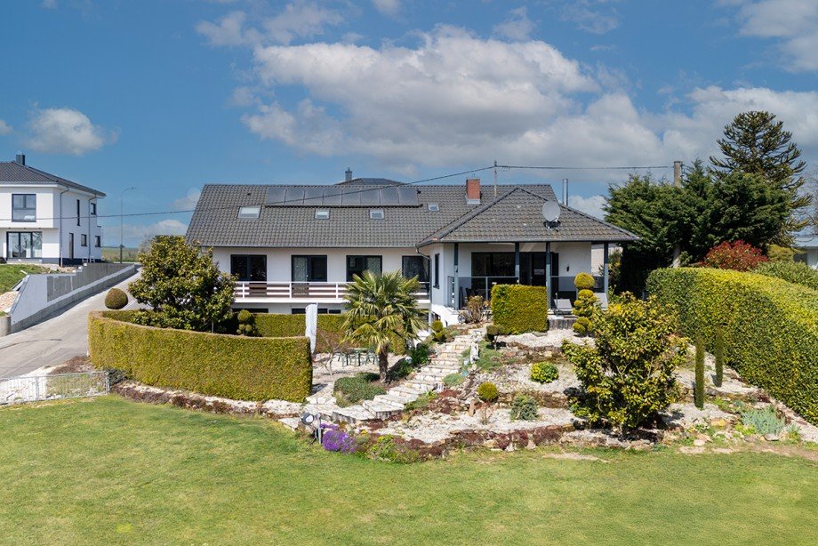 R�ckansicht Mehrfamilienhaus W�rth