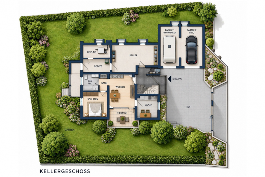 Grundriss KG Expose Billigheim Ingenheim Haus Billigheim-Ingenheim