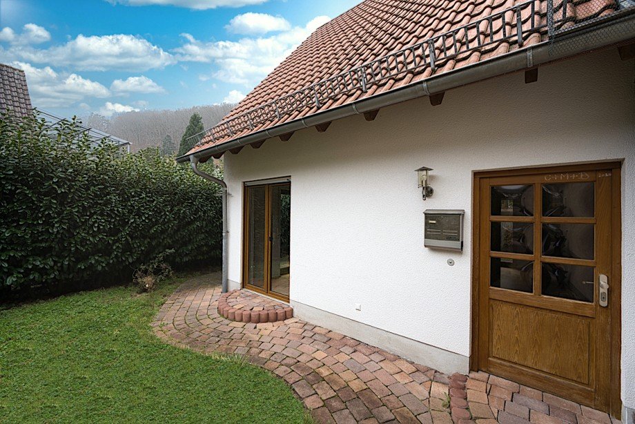 Eingangsbereich Garten Haus Neustadt