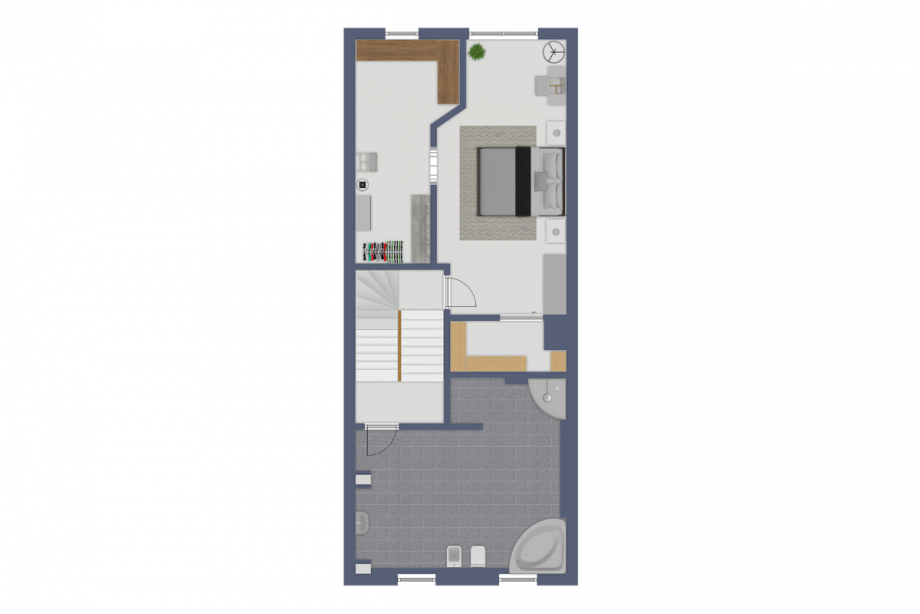 Grundriss Obergeschoss Haus Albersweiler