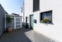 Eingang Moderne Neubauwohnung mit gro�em Garten in attraktiver Wohnlage
