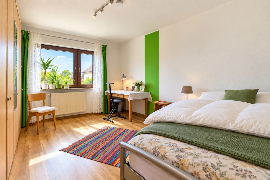 1.OG Schlafzimmer1 Haus Gommersheim