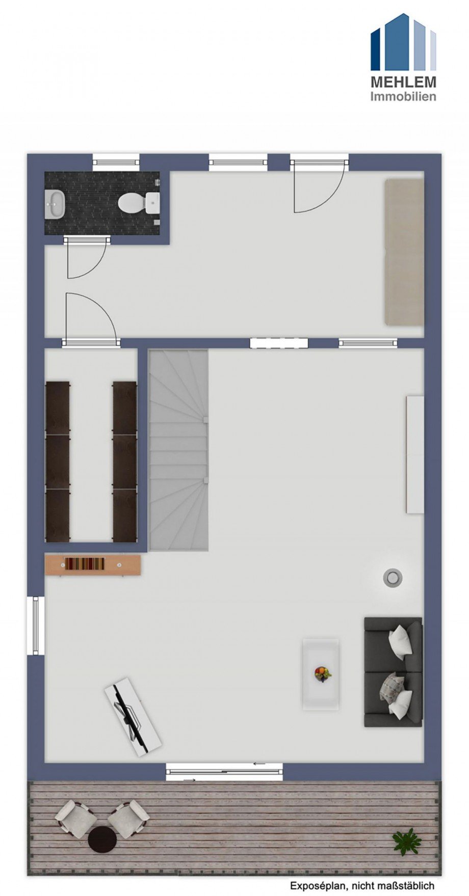 Grundriss OG Wohnung Deidesheim