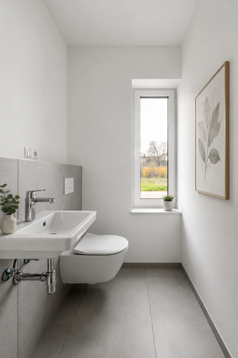 G�ste-WC Doppelhaush�lfte B�hl-Iggelheim