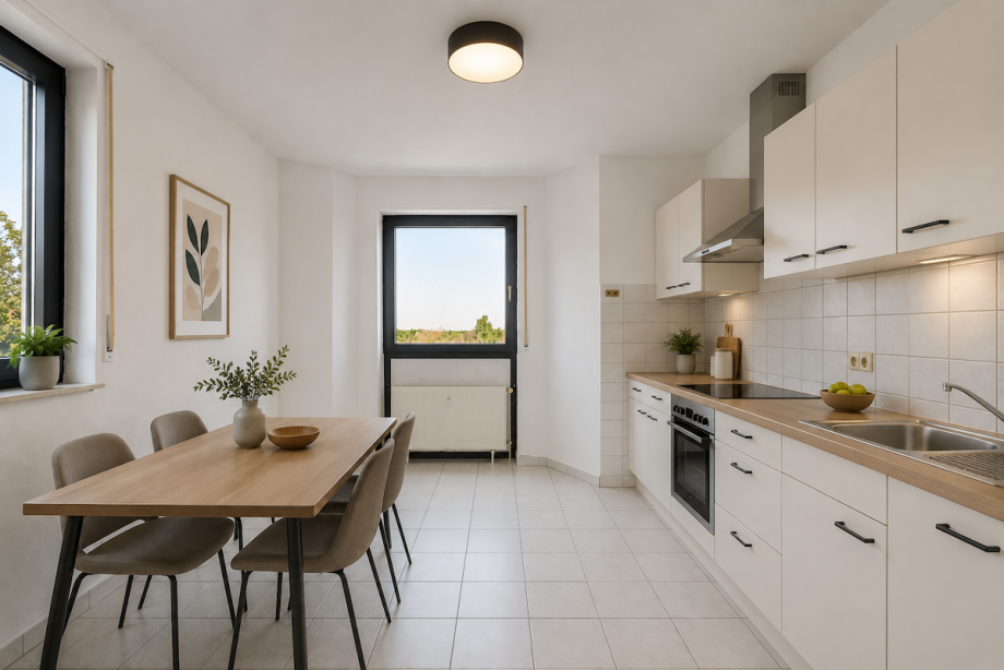 EG K�che M�blierungsvorschlag Wohnung Gleisweiler